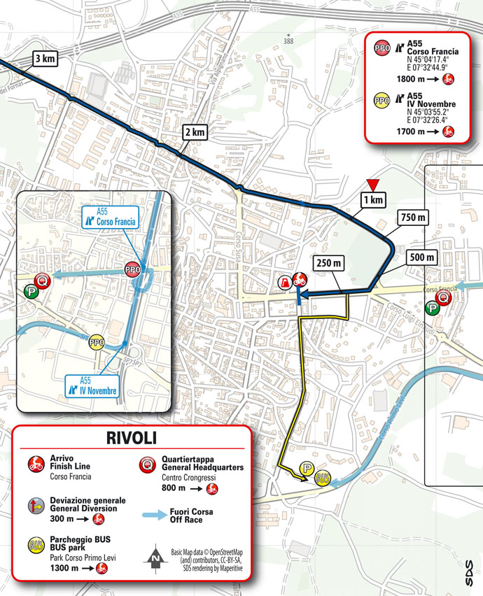 Arrivo/Finish Milano-Torino 2022