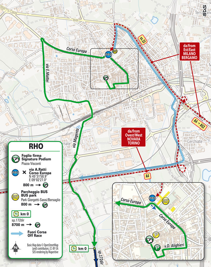 Partenza/Start Milano-Torino 2023